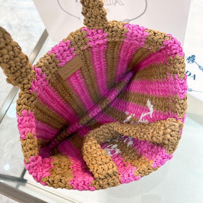 Crochet Tote Bag“24*24*8CM”-089=