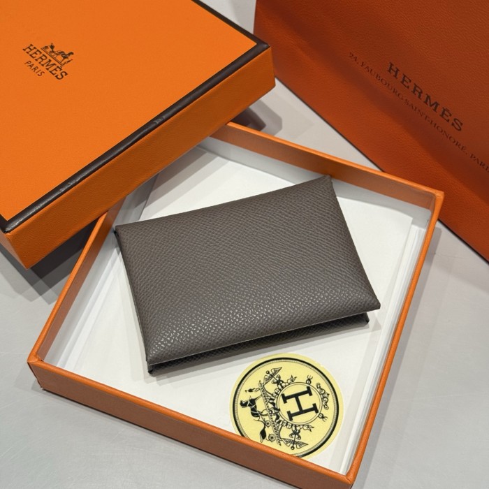 Calvi Duo Card Holder Epsom“10.5*7*1.3CM”-004=