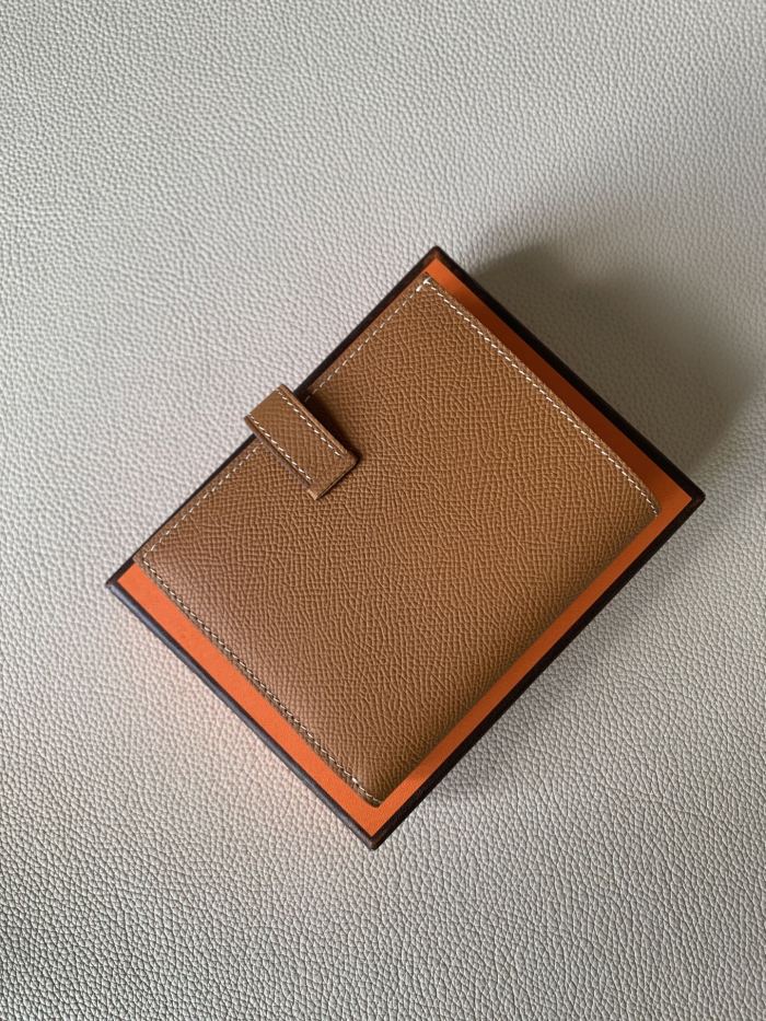 Bearn Compact Wallet Epsom Leather“10*12CM”-053=