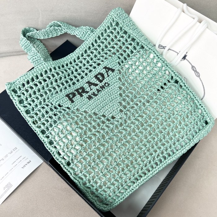 Crochet Tote Bag“38*36*3CM”-088=