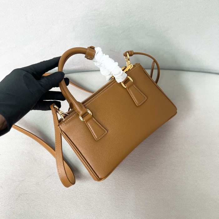 Galleria Saffiano leather mini-bag“21*12.5*8.5CM”-0011=