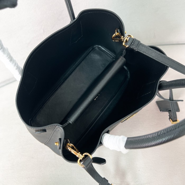 Double Saffiano leather bag“31*23*14CM”-0821=