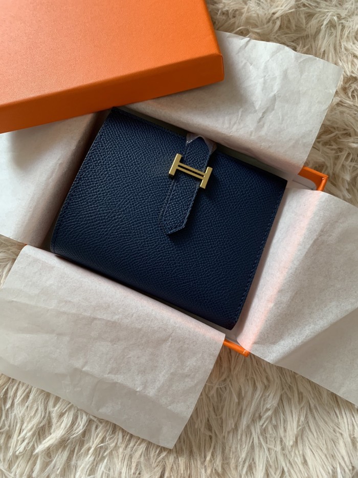 Bearn Compact Wallet Epsom Leather“10*12CM”-053