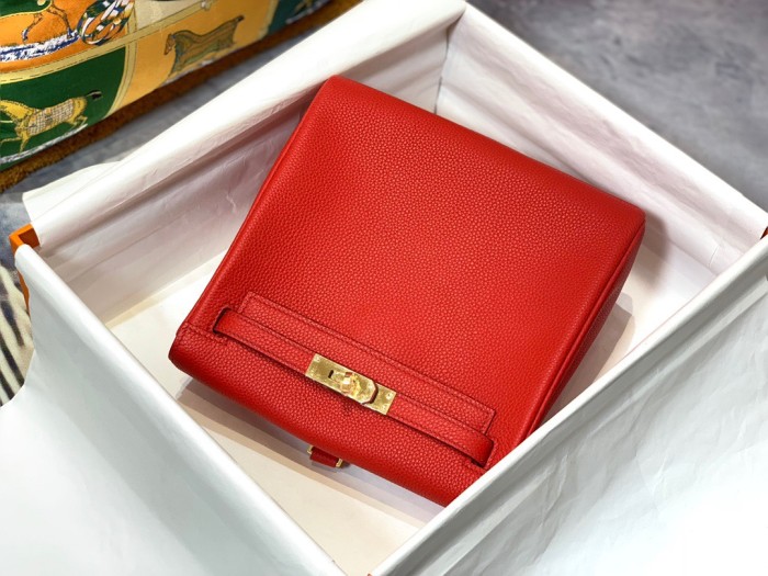 Kelly Ado“22*9*23CM”Togo Leather -0551=