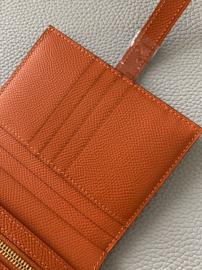 Bearn Compact wallet Epsom Leather “12*9.5*0.4CM”-053=