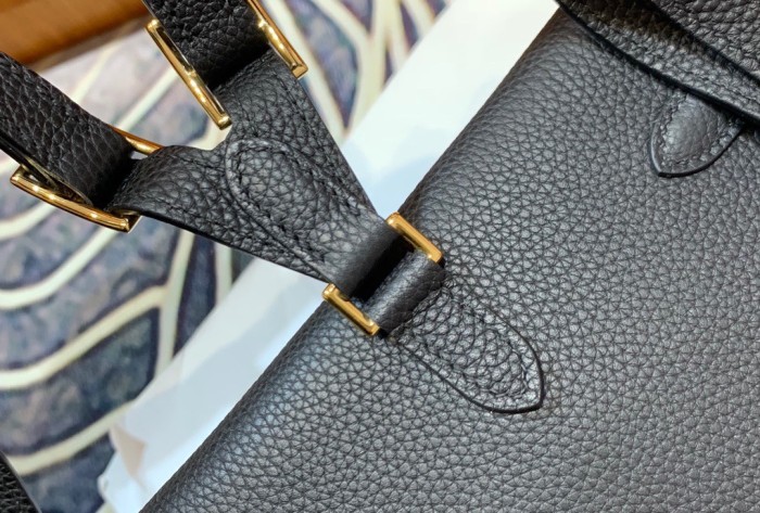 Kelly Ado“22*9*23CM”Togo Leather -0551=