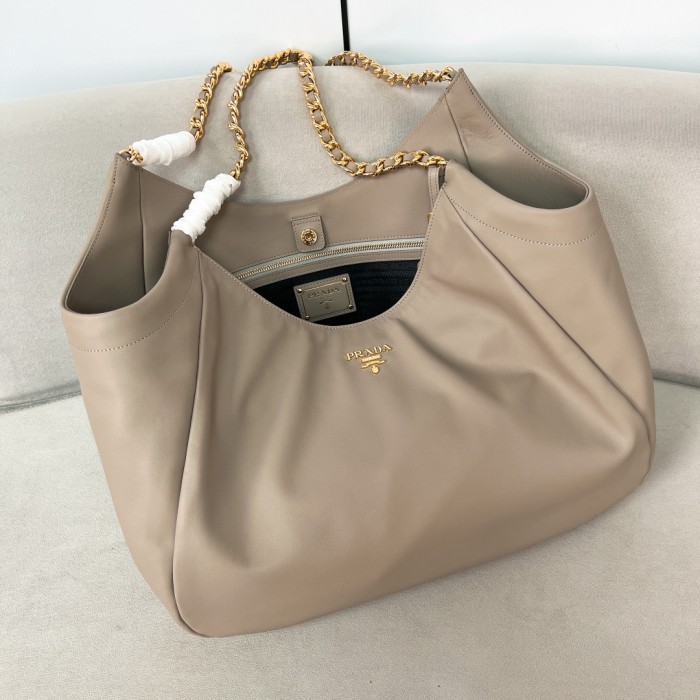 Soft Calf Chain Tote Bag“39*29*19CM”-0821=