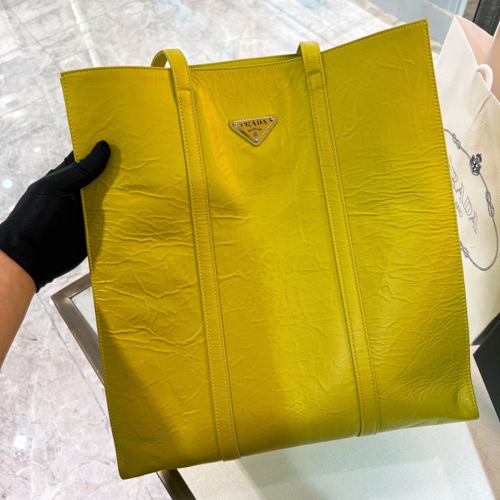 Logo-Plaque Tote Bag“39*36*13CM”-0051=