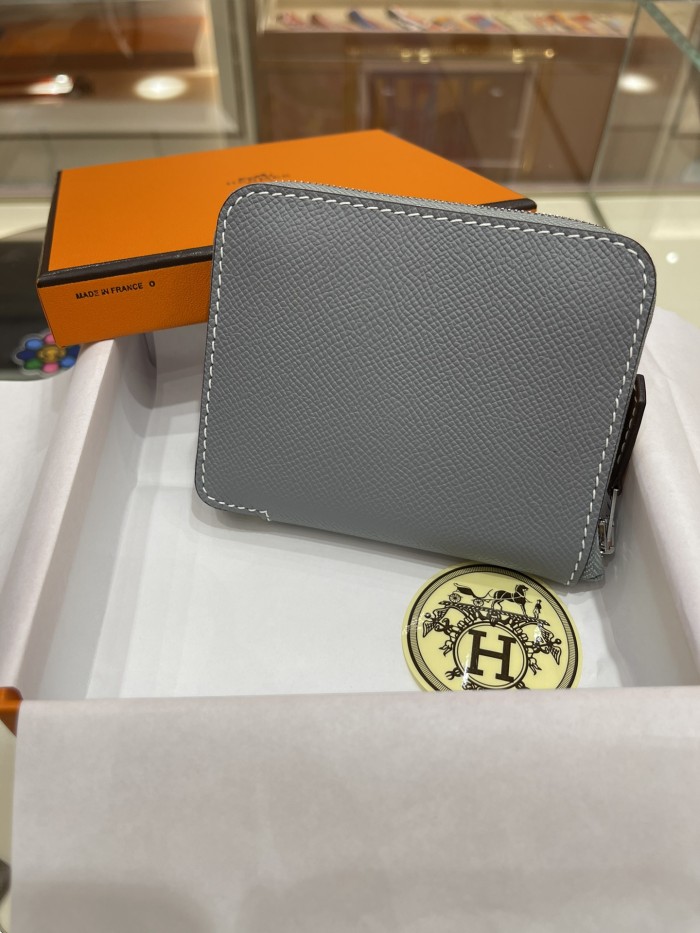 Silk'In Compact Wallet Epsom“11.5*2*9.5CM”-035=