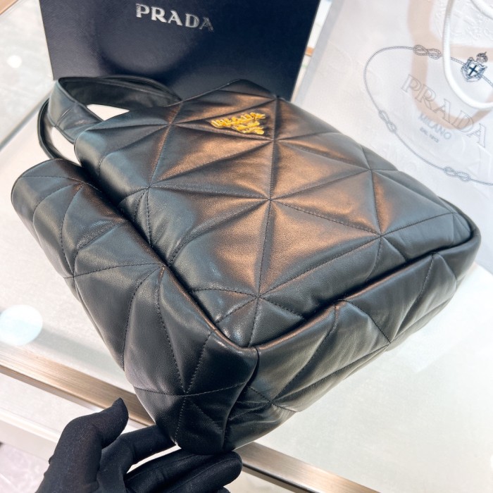 Quilted Nappa Leather Tote Bag“31*27*13CM”-089=