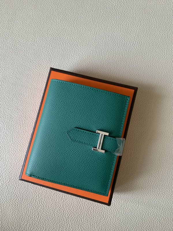 Bearn Compact Wallet Epsom Leather“10*12CM”-053=