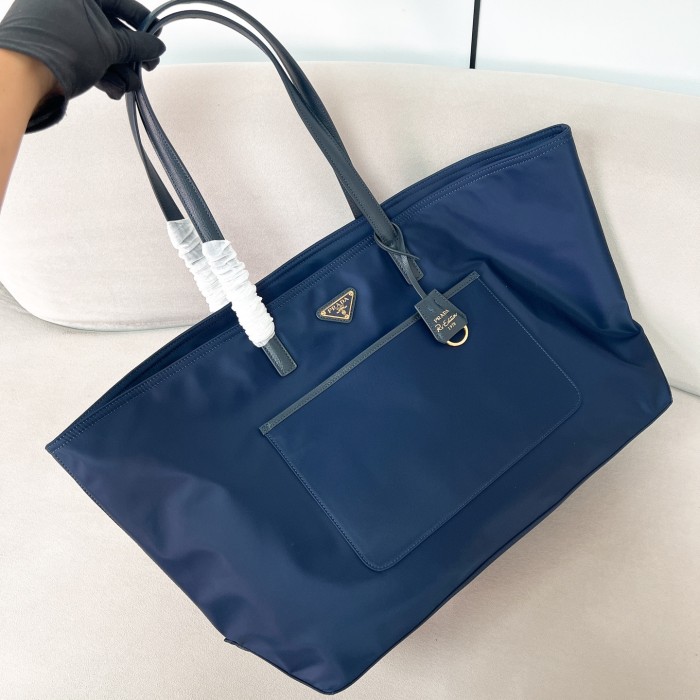 Re-Edition 1978 Large Re-Nylon And Saffiano Leather Tote Bag“43*31*15CM”-087=