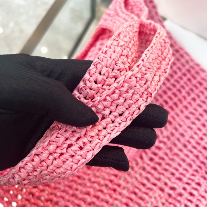 Crochet Tote Bag“51*45CM”-088=