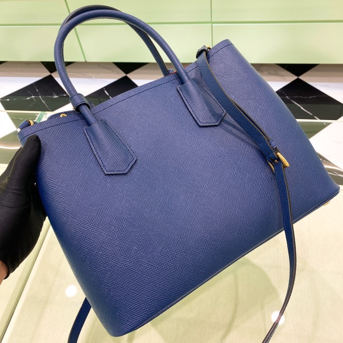 Double Saffiano leather bag“33*25*14.5CM”-0031=