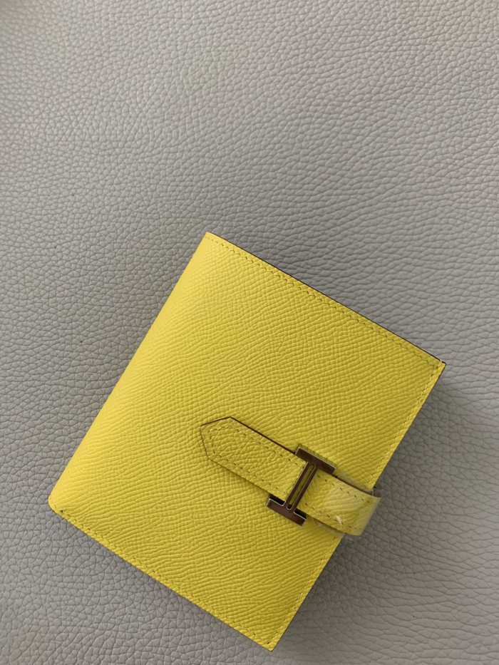 Bearn Compact Wallet Epsom Leather“10*12CM” -053=