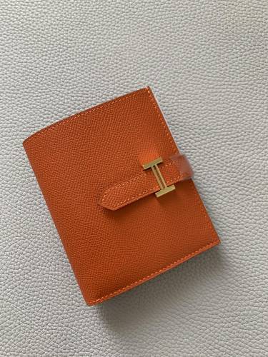 Bearn Compact wallet Epsom Leather “12*9.5*0.4CM”-053=