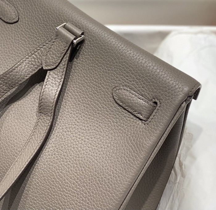 Kelly Ado“22*9*23CM”Togo Leather -0551=