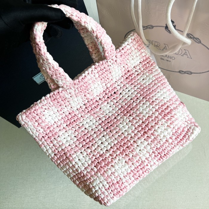 Crochet Tote Bag“24*24*8CM”-089=