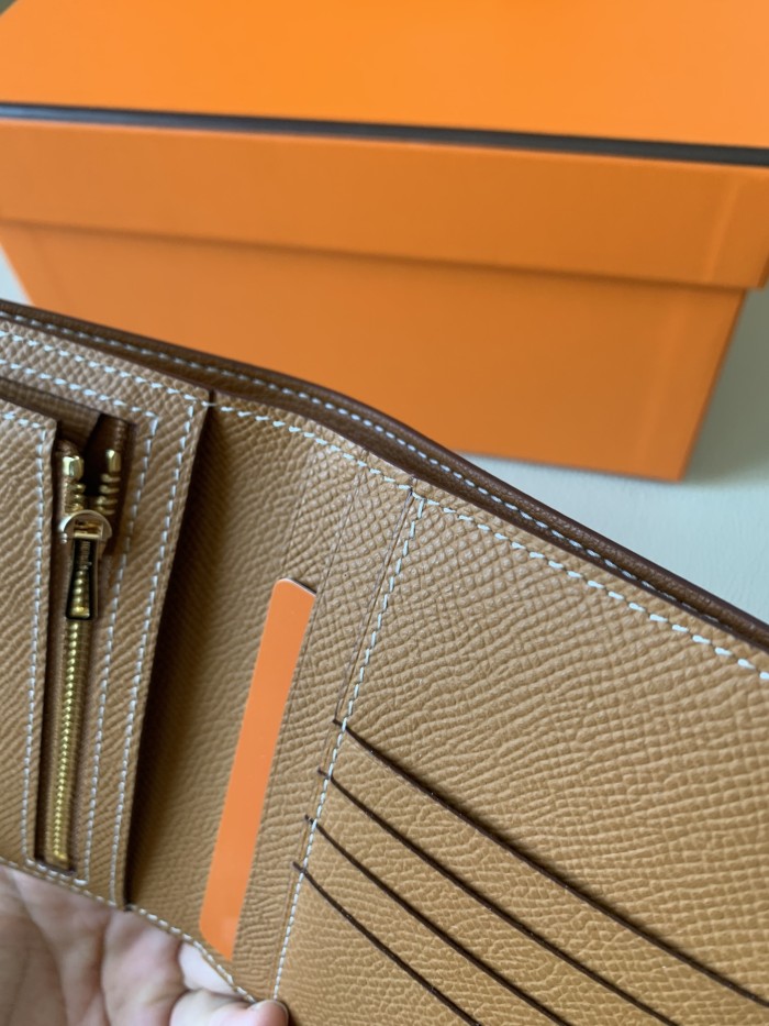 Bearn Compact Wallet Epsom Leather“10*12CM” -053=