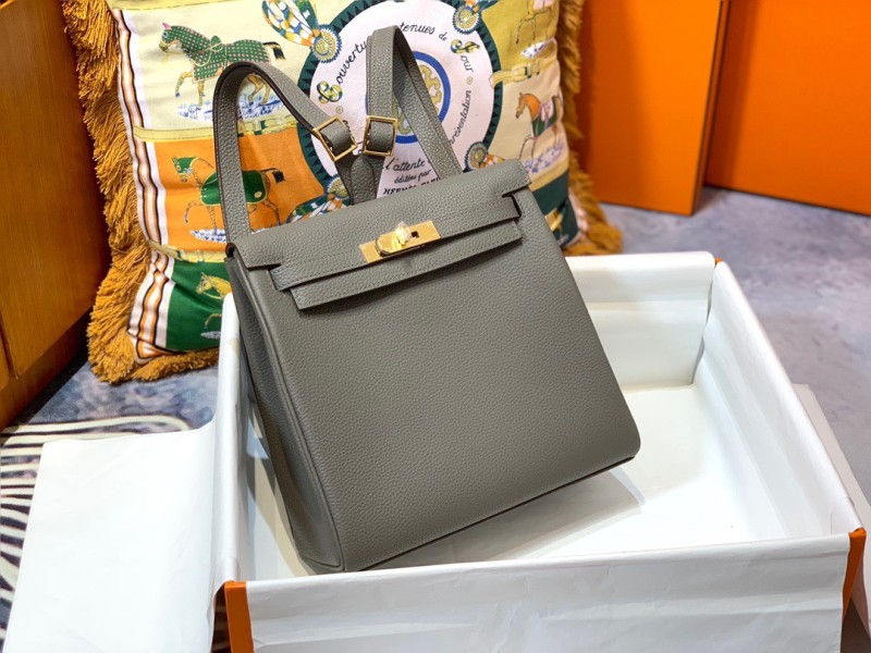 Kelly Ado“22*9*23CM”Togo Leather -0551=