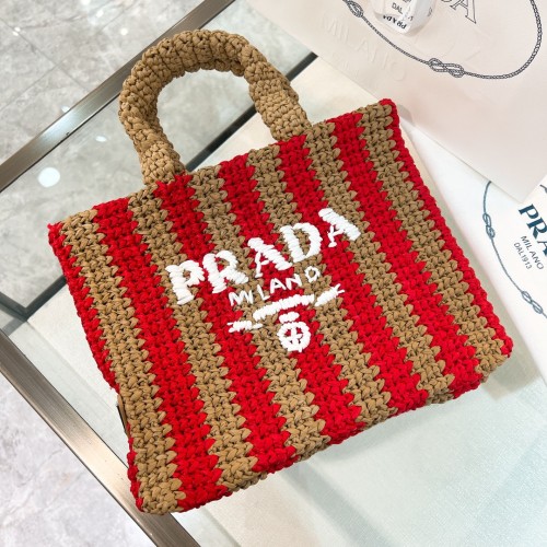 Crochet Tote Bag“24*24*8CM”-089=