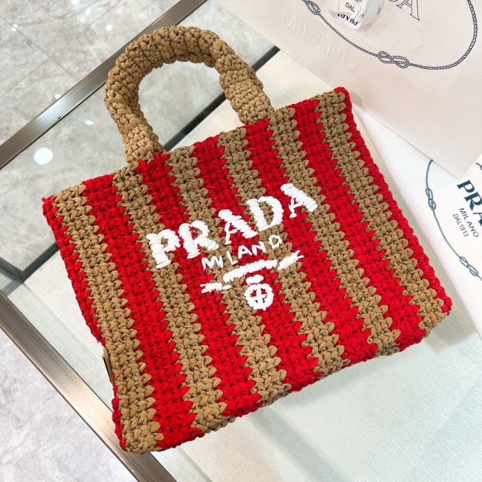 Crochet Tote Bag“24*24*8CM”-089=