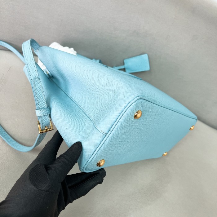Double Saffiano leather bag“33*25*14.5CM”-0031=