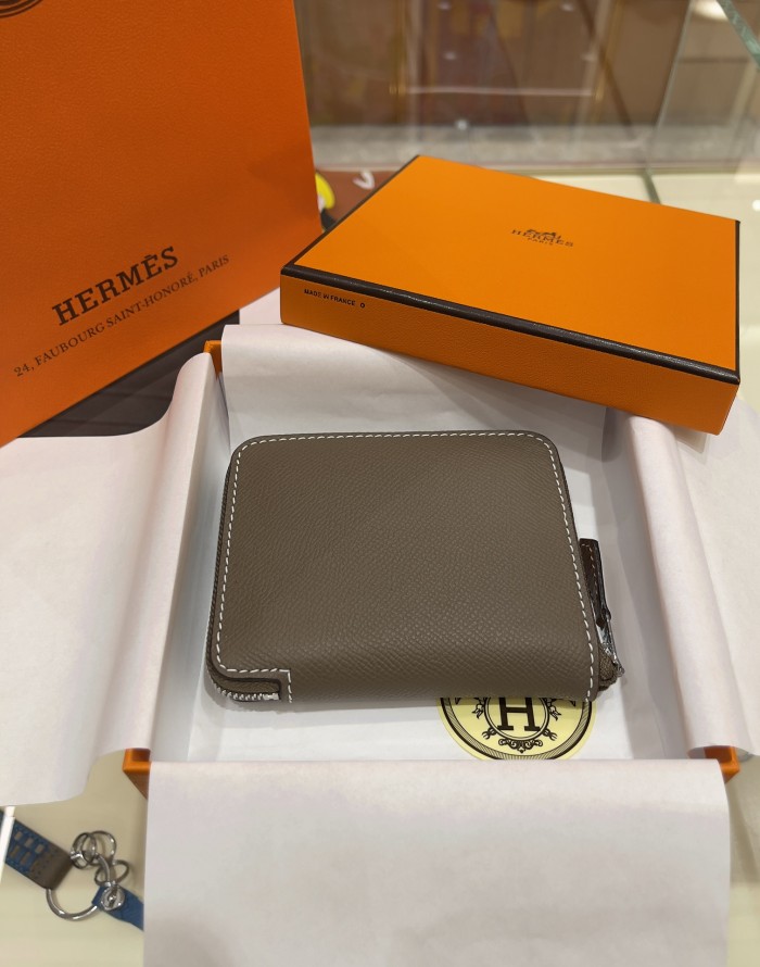 Silk'In Compact Wallet Epsom“11.5*2*9.5CM”-035=