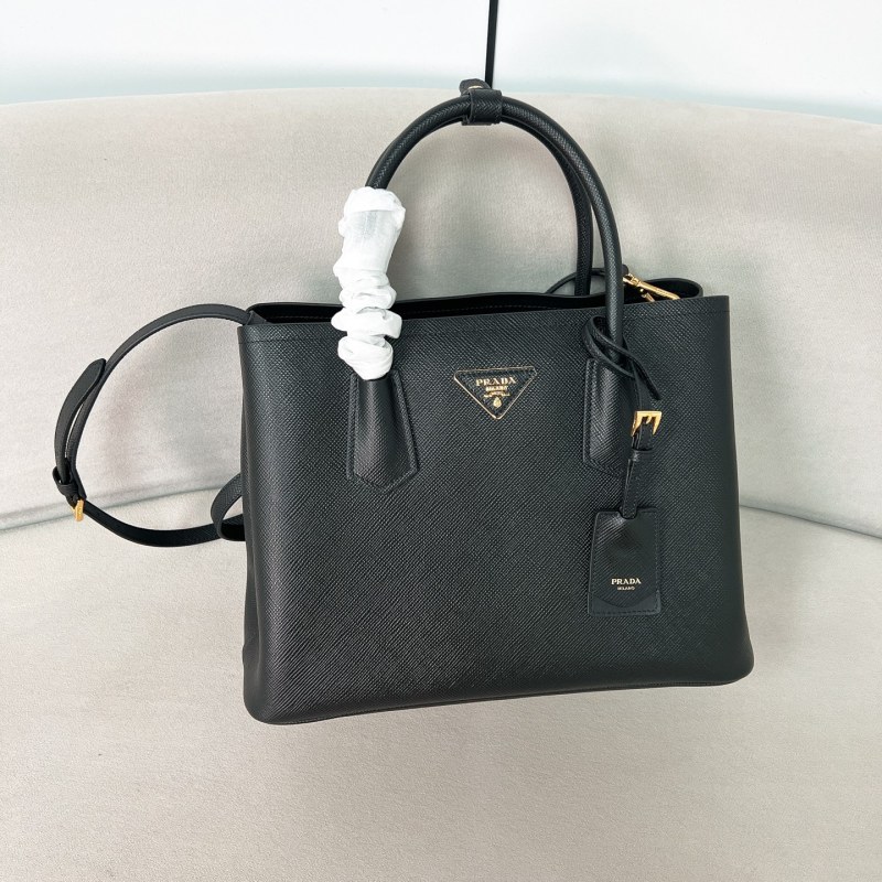 Double Saffiano leather bag“33*25*14.5CM”-0031=