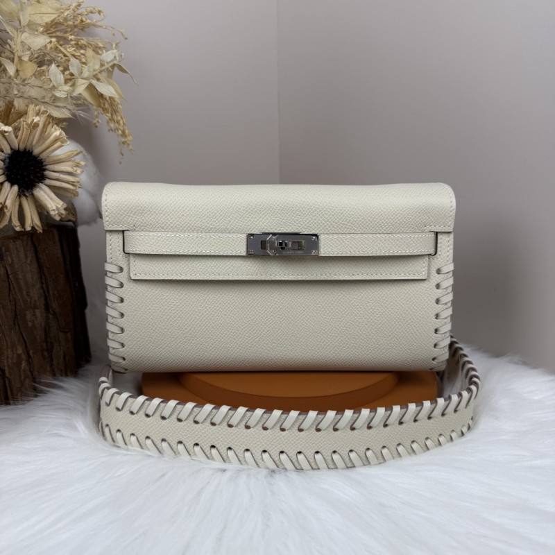 Kelly To Go Tressage Wallet Epsom“19.7*11.5*1.5CM”-0001=