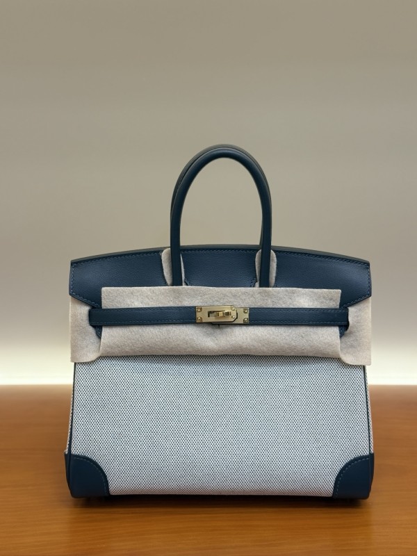 Birkin 30 Swift-Canvas“30*22*16CM”-0631=