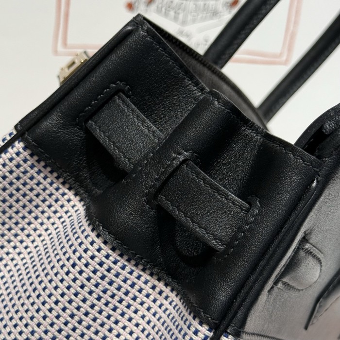 Birkin 30 Swift-Canvas“30*22*16CM”-0631=