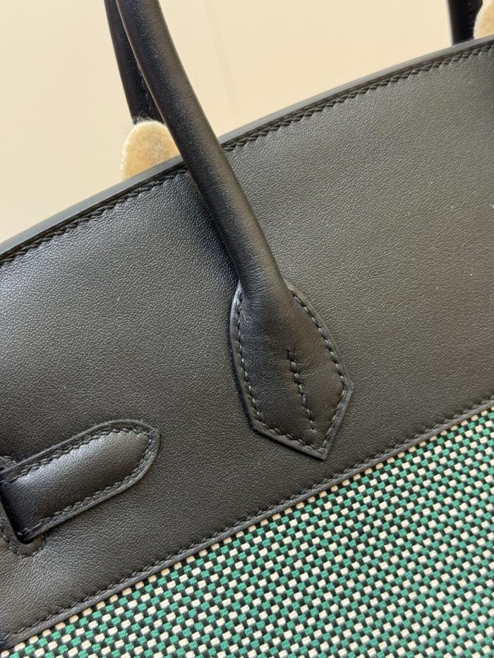 Birkin 30 Swift-Canvas“30*22*16CM”-0631=