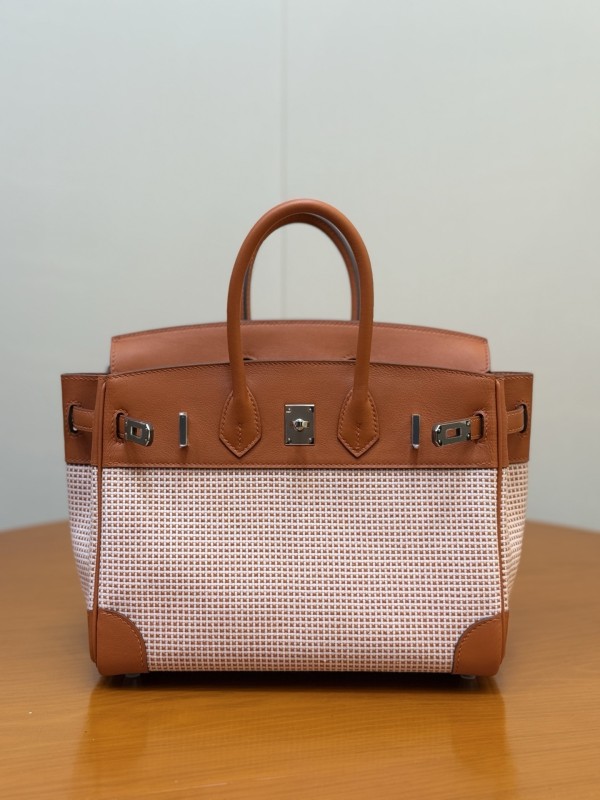 Birkin 30 Swift-Canvas“30*22*16CM”-0631=