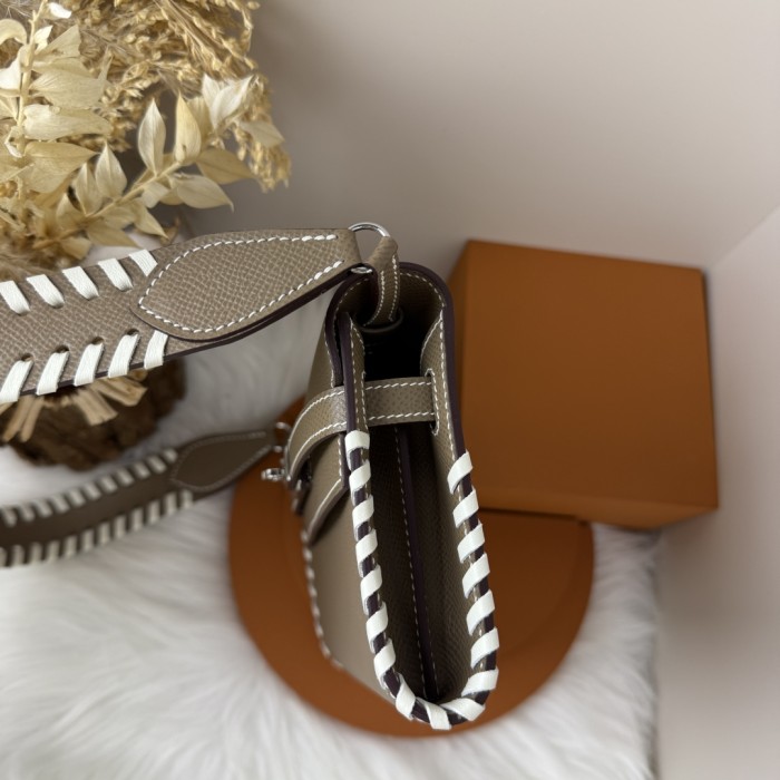Kelly To Go Tressage Wallet Epsom“19.7*11.5*1.5CM”-0001=