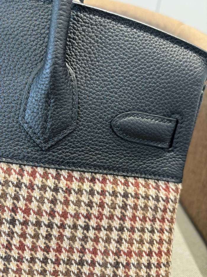 Birkin 30 Togo-Canvas“30*22*16CM”-0631=