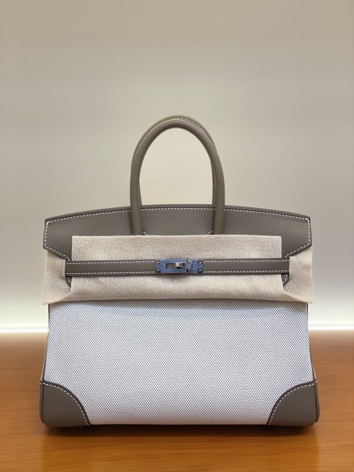 Birkin 30 Swift-Canvas“30*22*16CM”-0631=