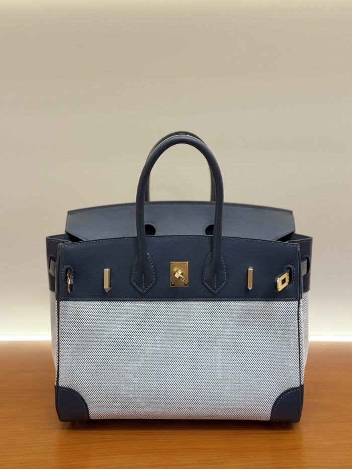 Birkin 30 Swift-Canvas“30*22*16CM”-0631=