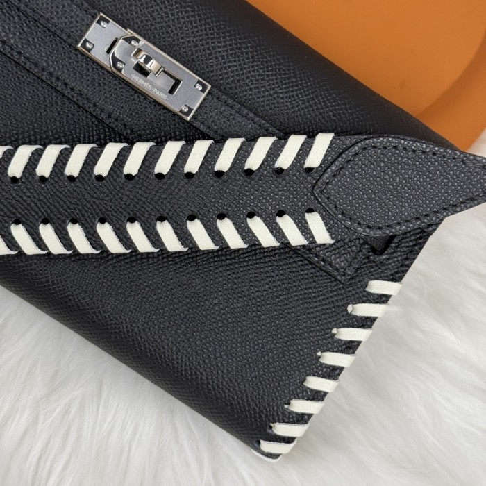 Kelly To Go Tressage Wallet Epsom“19.7*11.5*1.5CM”-0001=