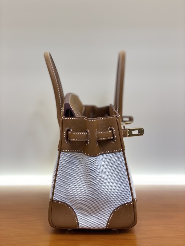 Birkin 30 Swift-Canvas“30*22*16CM”-0631=
