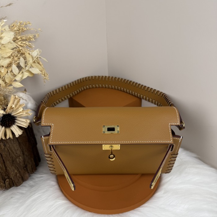 Kelly To Go Tressage Wallet Epsom“19.7*11.5*1.5CM”-0001=