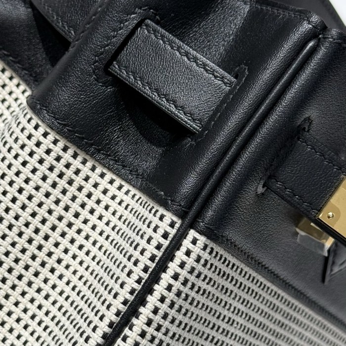 Birkin 30 Swift-Canvas“30*22*16CM”-0631=