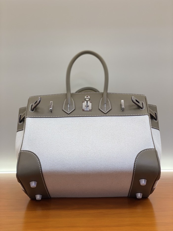 Birkin 30 Swift-Canvas“30*22*16CM”-0631=