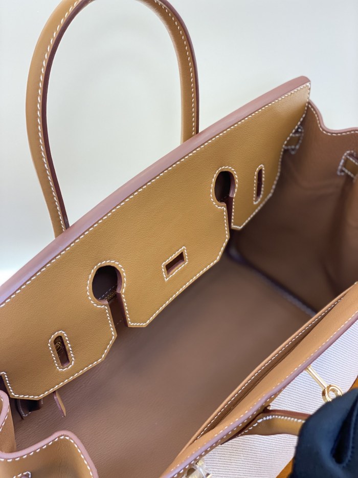 Birkin 30 Swift-Canvas“30*22*16CM”-0631=