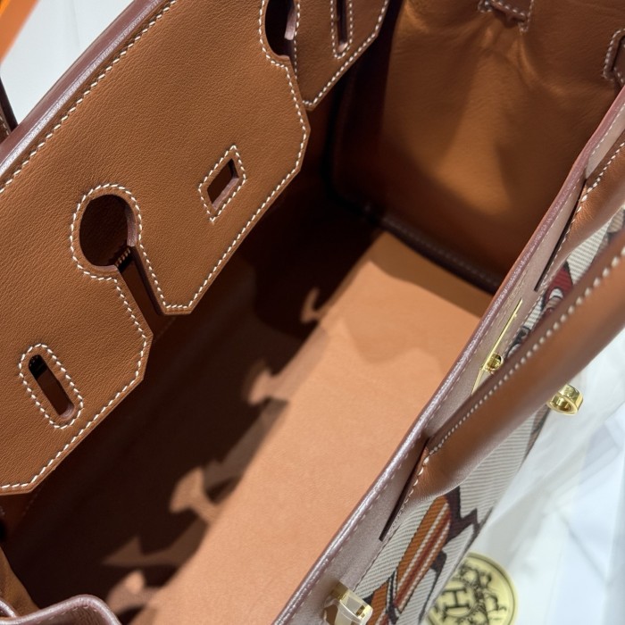 Birkin 30 Swift-Canvas“30*22*16CM”-0631=