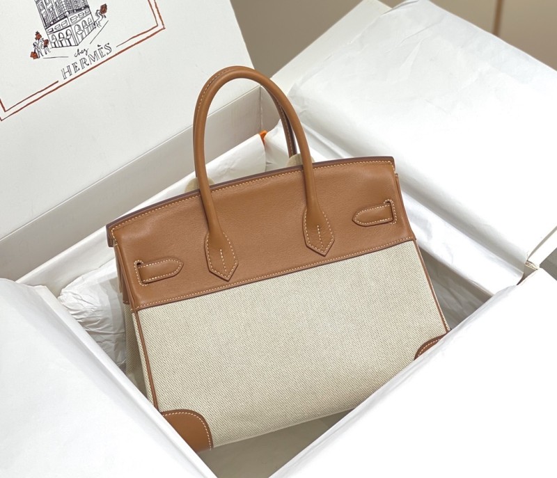 Birkin 30 Swift-Canvas“30*22*16CM”-0631=
