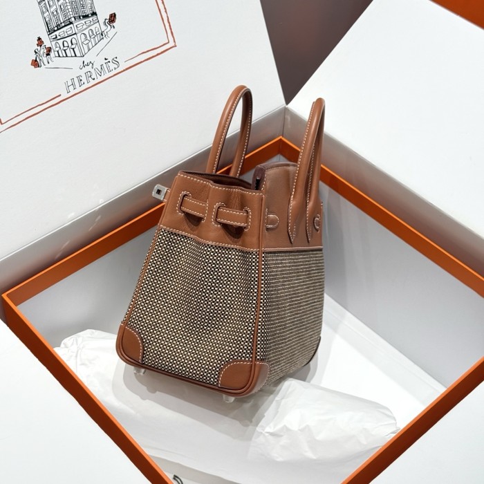 Birkin 30 Swift-Canvas“30*22*16CM”-0631=