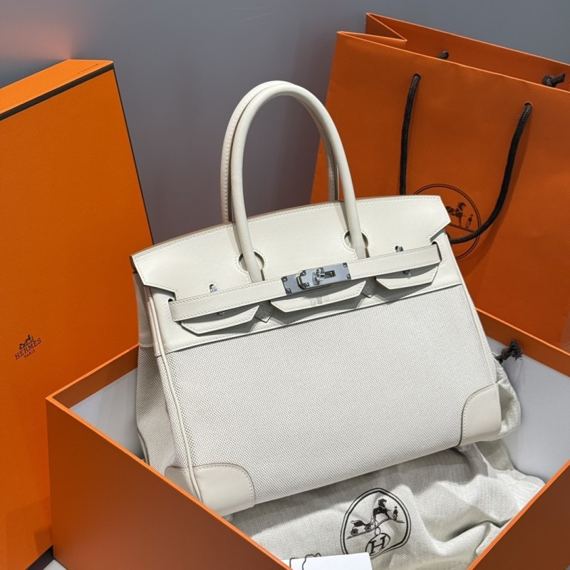Birkin 30 Swift-Canvas“30*22*16CM”-0631=