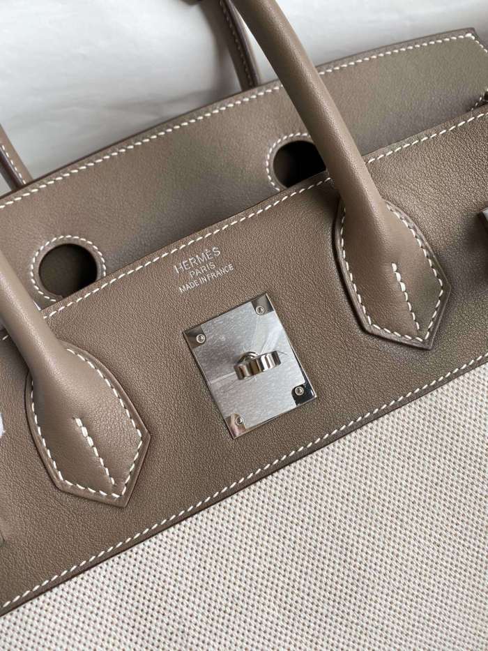 Birkin 30 Swift-Canvas“30*22*16CM”-0631=
