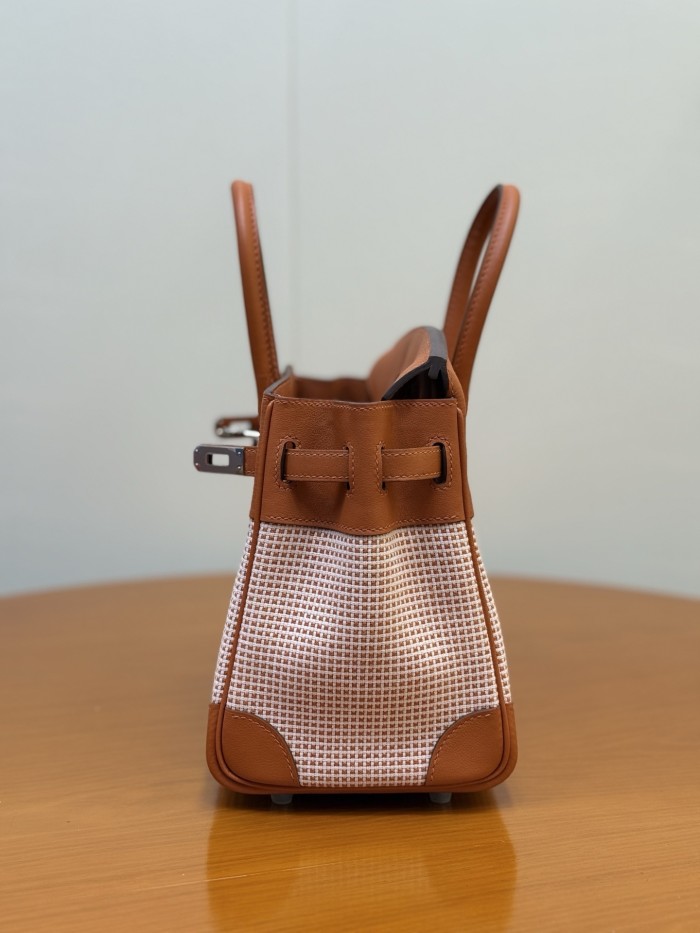 Birkin 30 Swift-Canvas“30*22*16CM”-0631=